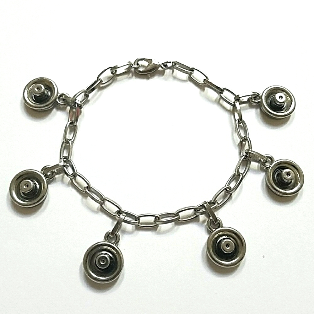Snaps Charms Stainless Steel Bracelet